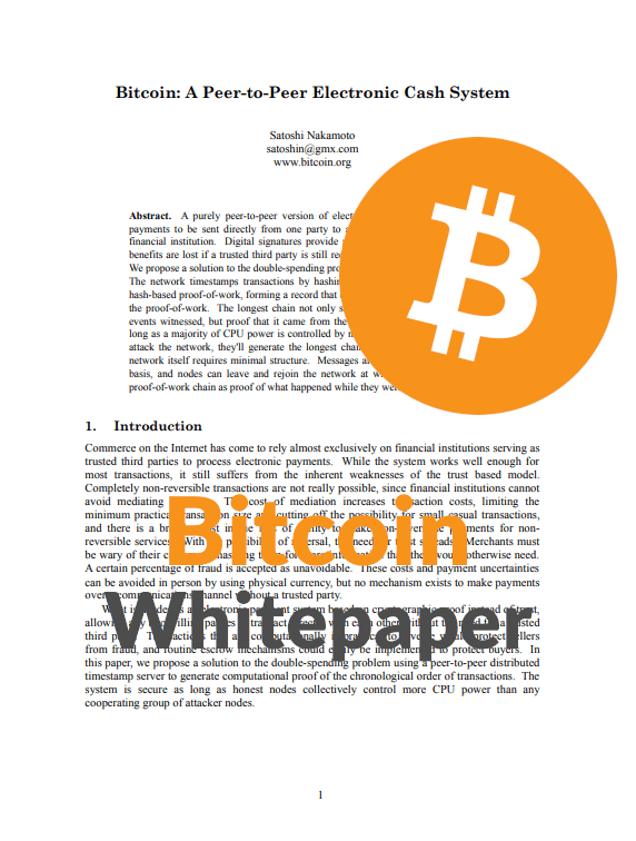 Original Bitcoin Whitepaper englisch